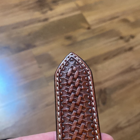 NOCONA BOYS' BRINDLE HAIR RHINESTONE BELT - Picture 11 of 11